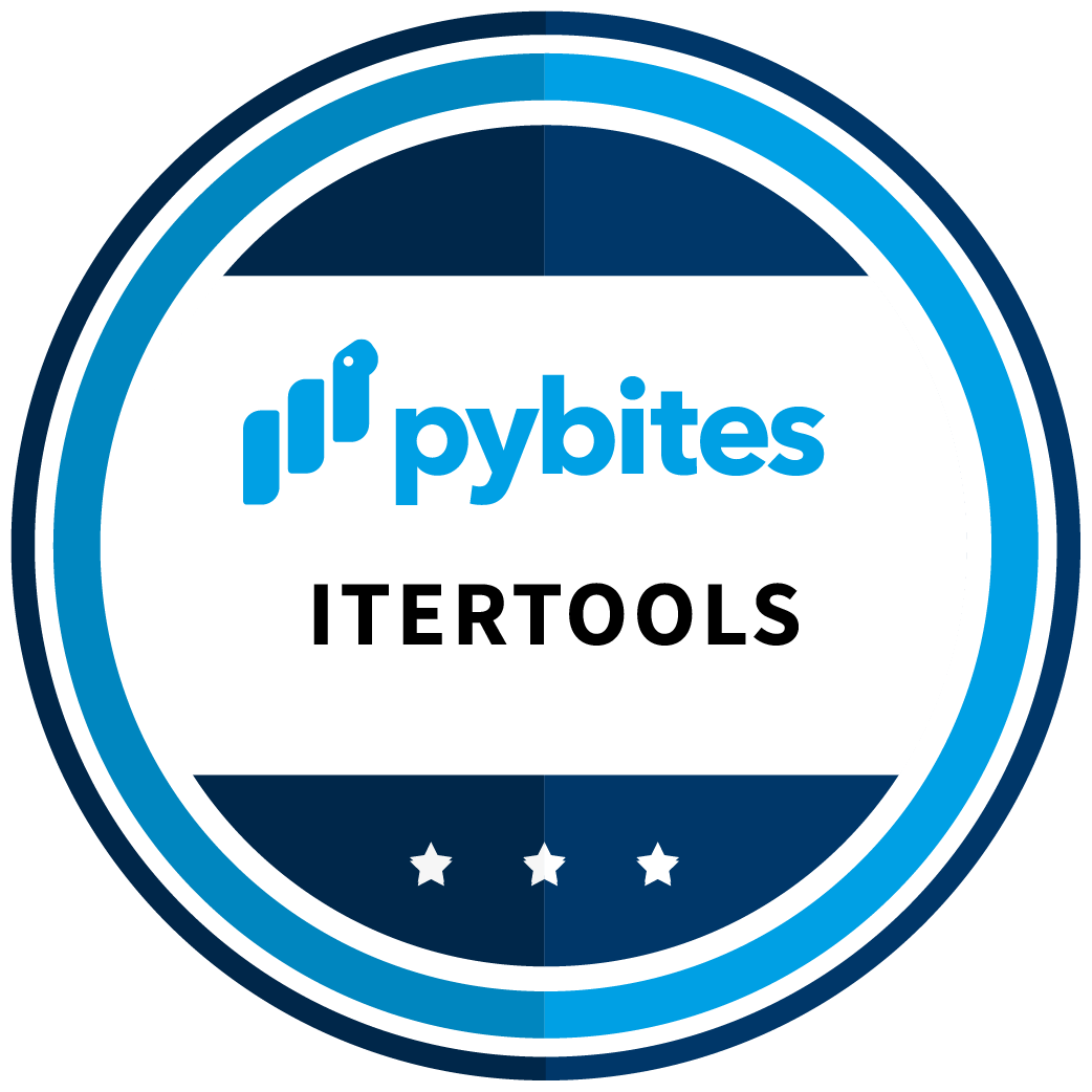 Itertools badge