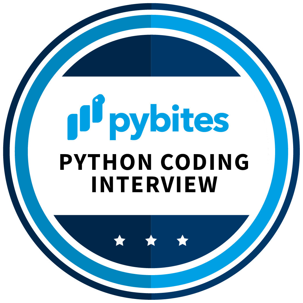 Python Coding Interview badge