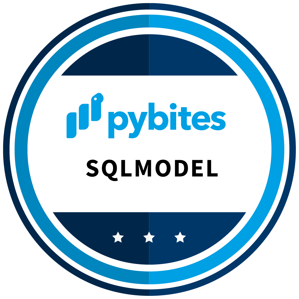 SQLModel badge
